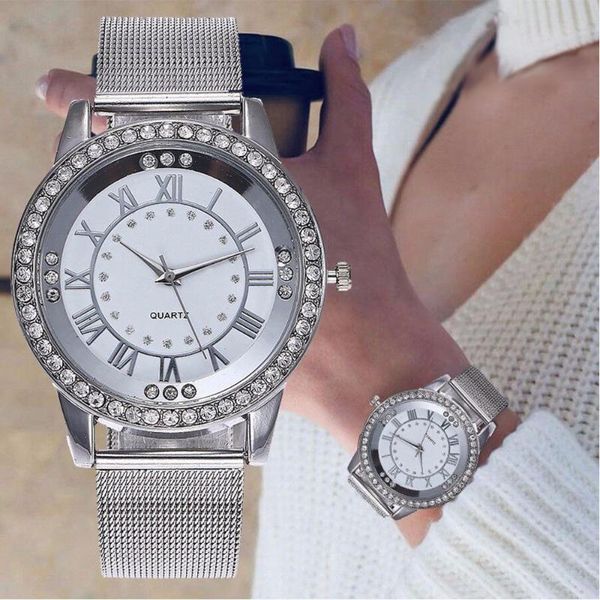 wristwatches rhinestone women watches mens casual mesh wristband crystal female clock ladies watch, Slivery;brown
wristwatches rhinestone women watches mens casual mesh wristband crystal female clock ladies watch, Slivery;brown