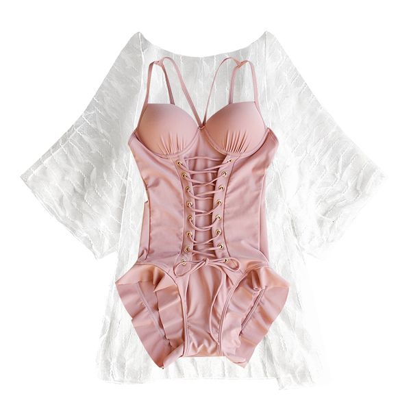 swimwear one piece swimwear women pink swimsuit sport solid ruffle summer monokinis beachwear backless bathing suits padded push, White;black
swimwear one piece swimwear women pink swimsuit sport solid ruffle summer monokinis beachwear backless bathing suits padded push, White;black