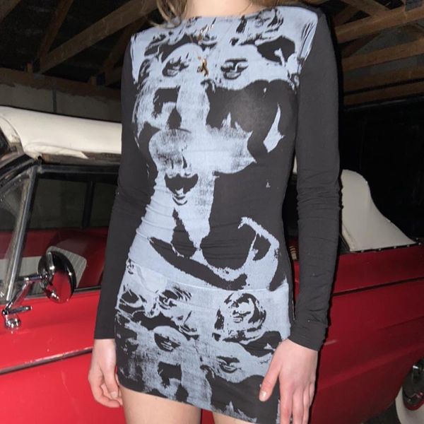 casual dresses yiyimiyu y2k gothic print bodycon women backless strapless halter tube harajuku streetwear e-girl summer, Black;gray
casual dresses yiyimiyu y2k gothic print bodycon women backless strapless halter tube harajuku streetwear e-girl summer, Black;gray