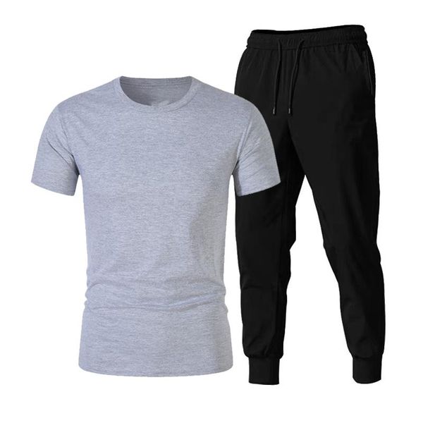 men's and women's summer track suit sports s-3xl casual sportswear cotton t-shirt two-piece pants running sets, Black;blue
men's and women's summer track suit sports s-3xl casual sportswear cotton t-shirt two-piece pants running sets, Black;blue
