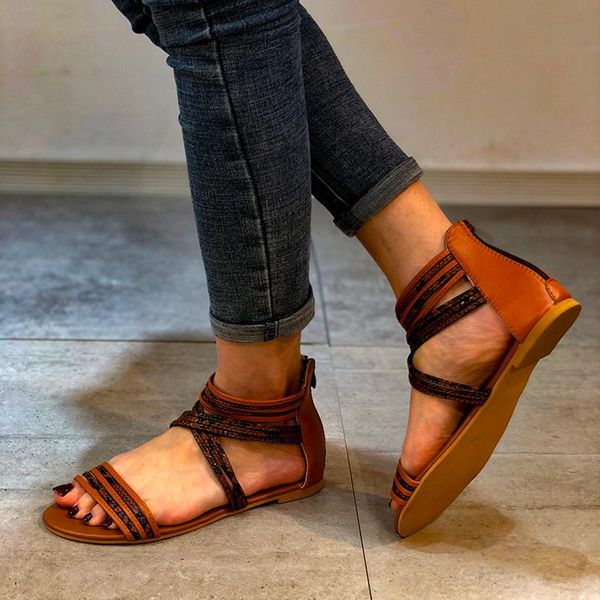 sandals fashion slippers women's serpentine summer zipper beach open toe breathable shoes outdoor starp sandalias, Black
sandals fashion slippers women's serpentine summer zipper beach open toe breathable shoes outdoor starp sandalias, Black