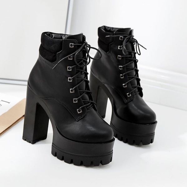 boots 2021 winter women's super high heel thick waterproof platform bottom, Black
boots 2021 winter women's super high heel thick waterproof platform bottom, Black