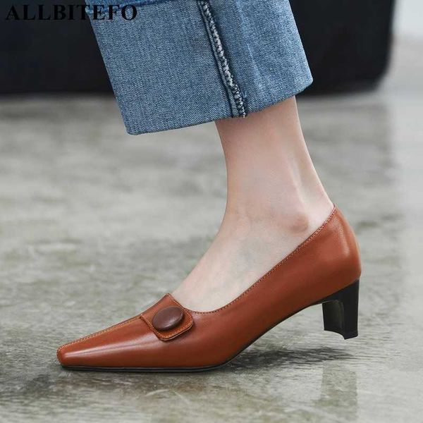 allbitefo fashion retro full genuine leather brand high heels office ladies shoes women high heel shoes party women heels 210611, Black
allbitefo fashion retro full genuine leather brand high heels office ladies shoes women high heel shoes party women heels 210611, Black