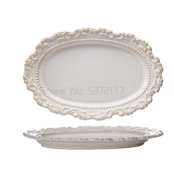 dishes & plates family plate nordic style steak western tableware set retro french platter
dishes & plates family plate nordic style steak western tableware set retro french platter