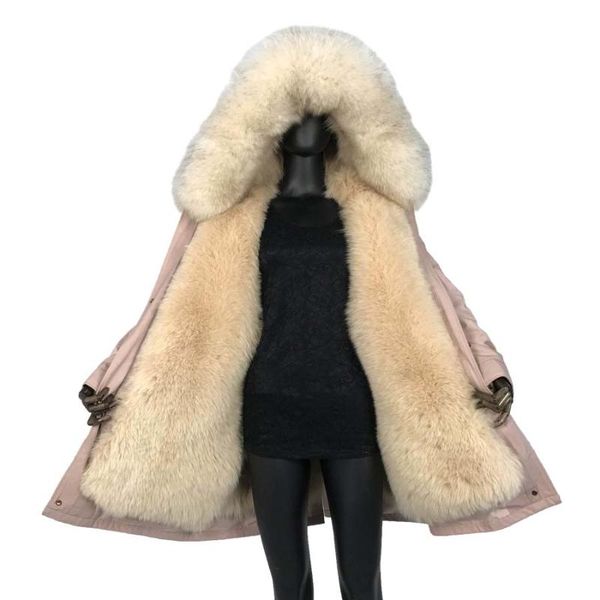 women's fur & faux coat jacket parka real natural with big large collar and liner waterproof women winter thick warm f, Black
women's fur & faux coat jacket parka real natural with big large collar and liner waterproof women winter thick warm f, Black