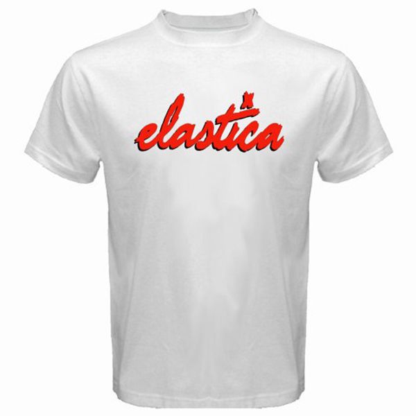 elastica men's white t-shirt size s to 3xl, White;black 
elastica men's white t-shirt size s to 3xl, White;black