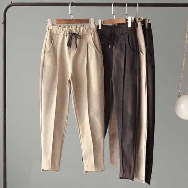 women's pants & capris 2021 casual harem spring summer fashion loose ankle-length trousers female classic high elastic waist, Black;white
women's pants & capris 2021 casual harem spring summer fashion loose ankle-length trousers female classic high elastic waist, Black;white