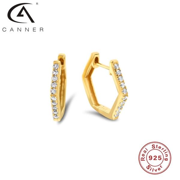 hoop & huggie canner s925 sterling silver earrings ins style personalized hexagon with diamond gold jewelry, Golden;silver
hoop & huggie canner s925 sterling silver earrings ins style personalized hexagon with diamond gold jewelry, Golden;silver