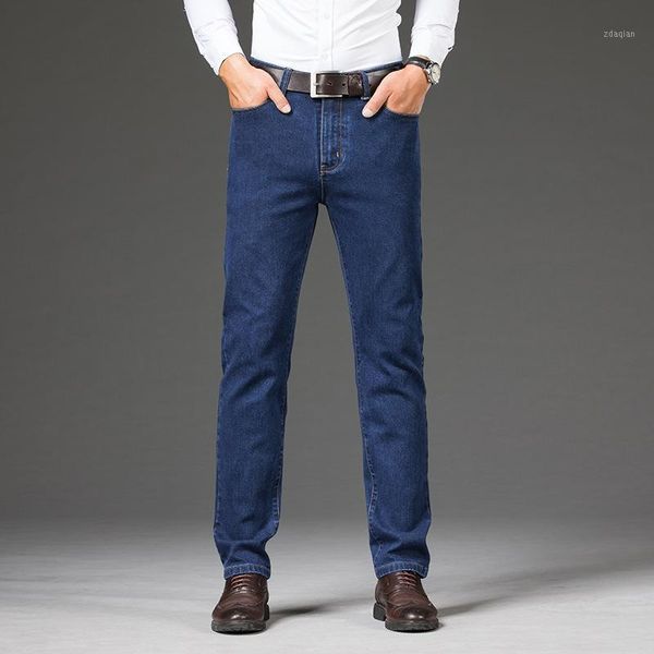 men's jeans fashion casual plus size 42 44 46 classic business straight elasticity denim pants spring autumn trousers male brand, Blue
men's jeans fashion casual plus size 42 44 46 classic business straight elasticity denim pants spring autumn trousers male brand, Blue