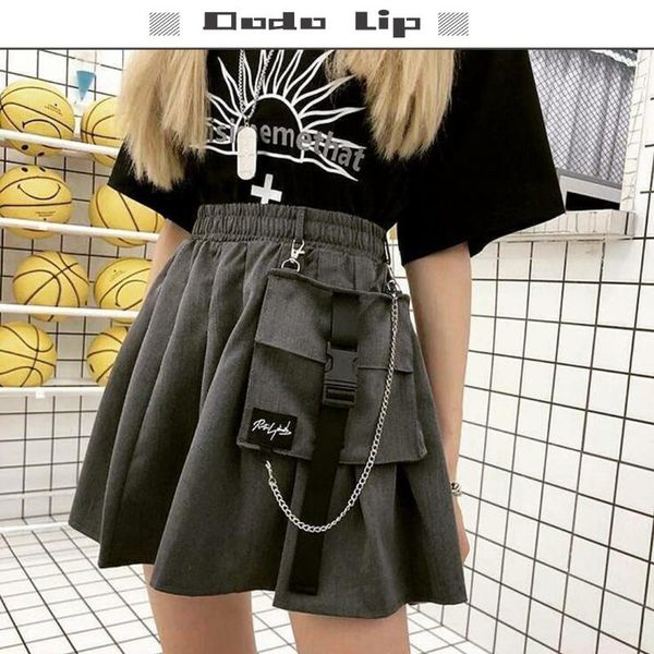 skirts punk cargo gothic pleated skirt harajuku street hip-hop with chain for girls grey short pocket summer, Black
skirts punk cargo gothic pleated skirt harajuku street hip-hop with chain for girls grey short pocket summer, Black