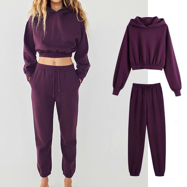 women's suits & blazers autumn women 2pcs short hoodie sweatshirts sweatpants wide leg pants womens casual solid color trousers mu, White;black
women's suits & blazers autumn women 2pcs short hoodie sweatshirts sweatpants wide leg pants womens casual solid color trousers mu, White;black