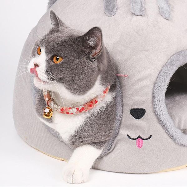 cat beds & furniture removable pet bed semi-closed cute shape house deep sleeping non slip with mat for kitten puppy accessories
cat beds & furniture removable pet bed semi-closed cute shape house deep sleeping non slip with mat for kitten puppy accessories