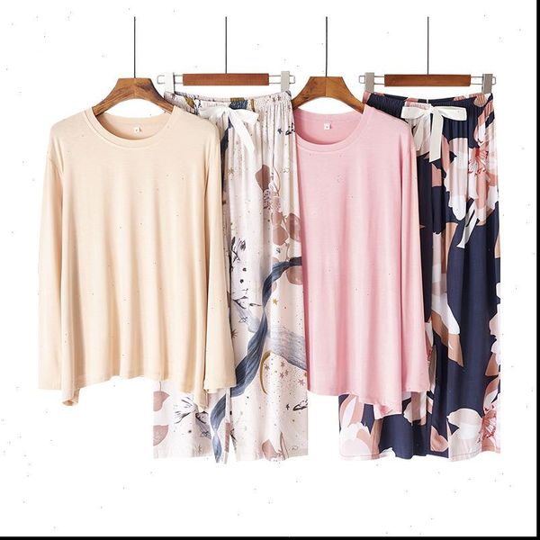 japanese style pajamas simple womens sleepwears floral large long sleeved trousers home service two piece set spring and autumn, Black;red
japanese style pajamas simple womens sleepwears floral large long sleeved trousers home service two piece set spring and autumn, Black;red