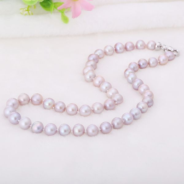 oshuer 8-9mm lt violet baroque natural white freshwater pearl necklace choice gift for women jewelry, Silver
oshuer 8-9mm lt violet baroque natural white freshwater pearl necklace choice gift for women jewelry, Silver
