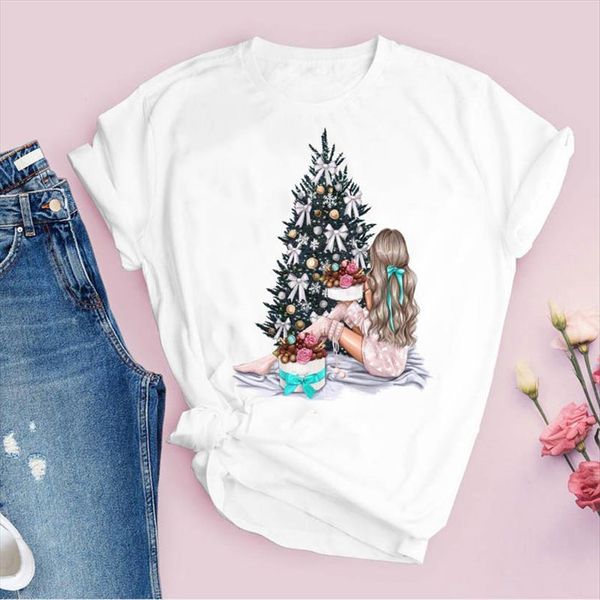 tees print cartoon 90s womens trend happy merry christmas clothes clothing female t shirt, White
tees print cartoon 90s womens trend happy merry christmas clothes clothing female t shirt, White