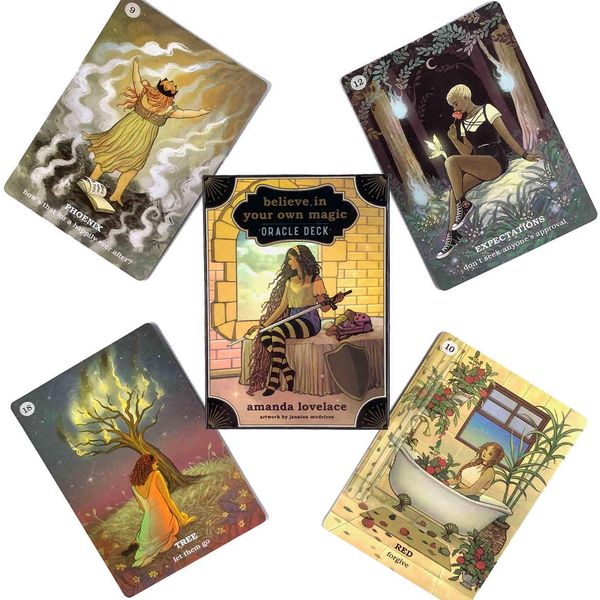 believe in your own magic oracles cards leisure party table game fortune-telling prophecy tarot deck with guide book
believe in your own magic oracles cards leisure party table game fortune-telling prophecy tarot deck with guide book