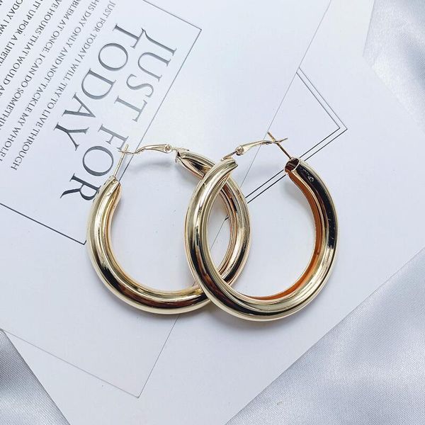 hoop & huggie korean big thick circle round earrings for women fashion joker gold silver color party jewelry exaggerate large earring, Golden;silver
hoop & huggie korean big thick circle round earrings for women fashion joker gold silver color party jewelry exaggerate large earring, Golden;silver