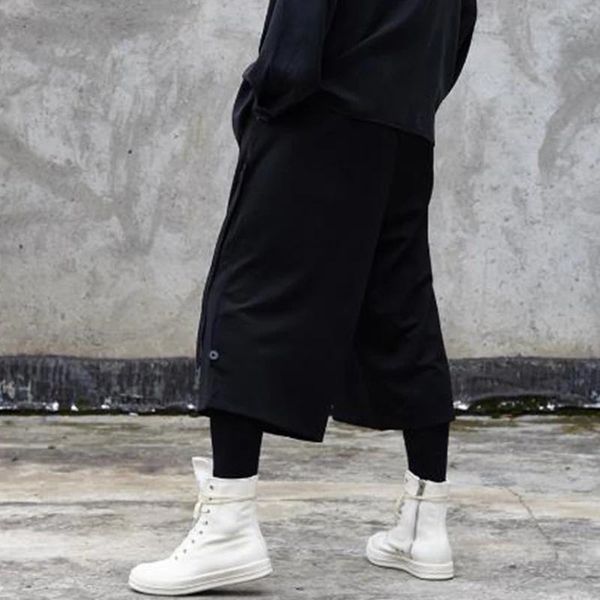 men fashion different wear style casual wide leg pants male japa streetwear hip hop loose harem trousers kimono men's, Black
men fashion different wear style casual wide leg pants male japa streetwear hip hop loose harem trousers kimono men's, Black