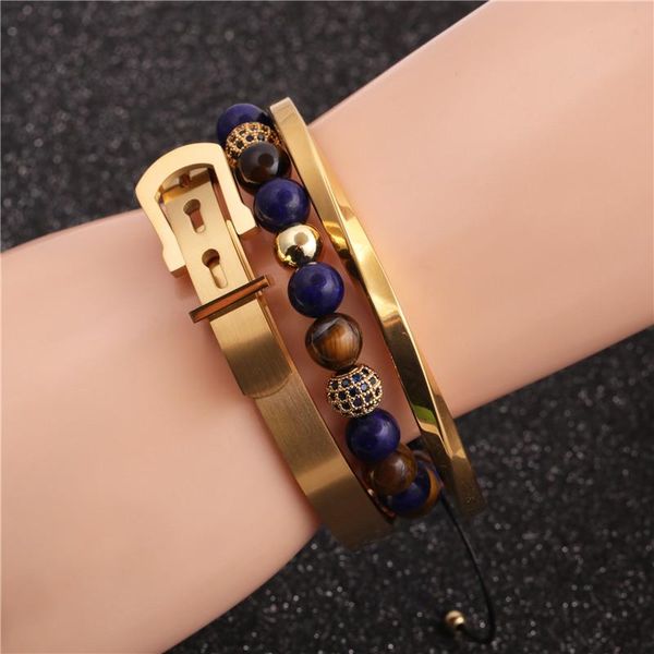 bangle jewelry 8mm tiger's eye bracelet diamond ball stainless steel roman twisted opening adjustable set accessories, Black
bangle jewelry 8mm tiger's eye bracelet diamond ball stainless steel roman twisted opening adjustable set accessories, Black