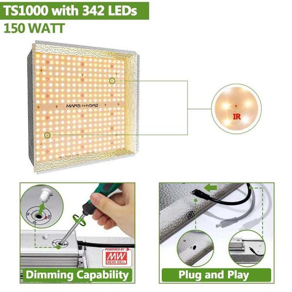mars hydro ts 600w 1000w 2000w 3000w led grow indoor plants veg flower replace hps/hid hydroponics full spectrum
mars hydro ts 600w 1000w 2000w 3000w led grow indoor plants veg flower replace hps/hid hydroponics full spectrum