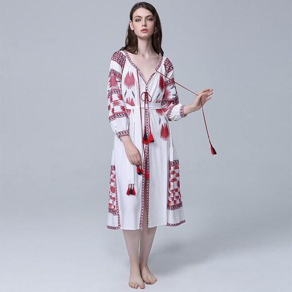 autumn women dress 2021 a line bohemin embroidery lantern sleeve v neck beach style holiday female dresses chic vestidos casual, Black;gray
autumn women dress 2021 a line bohemin embroidery lantern sleeve v neck beach style holiday female dresses chic vestidos casual, Black;gray