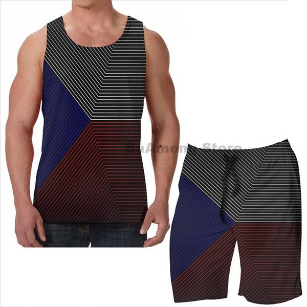 men's tracksuits summer funny print men tank women czech beach shorts sets fitness vest, Gray
men's tracksuits summer funny print men tank women czech beach shorts sets fitness vest, Gray
