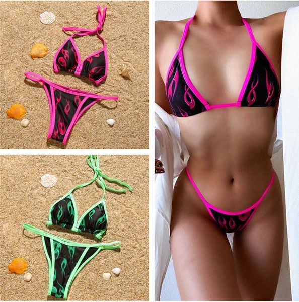one-piece suits 2021 brazilian flame pattern bikini set two pieces padded swimwear women maio biquini mujer banador badpak dames stroj kapie 
one-piece suits 2021 brazilian flame pattern bikini set two pieces padded swimwear women maio biquini mujer banador badpak dames stroj kapie