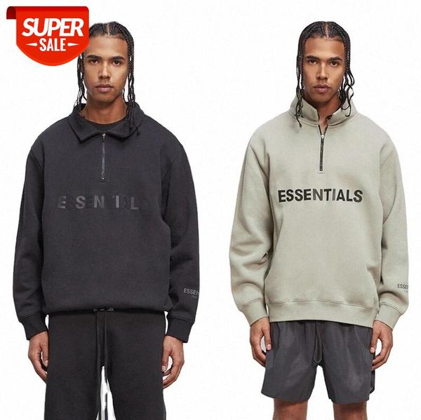 fog fear of god double line etnials street half-zipper chest letter stand-up collar men's and women's sweatshirt #7b99, Black
fog fear of god double line etnials street half-zipper chest letter stand-up collar men's and women's sweatshirt #7b99, Black