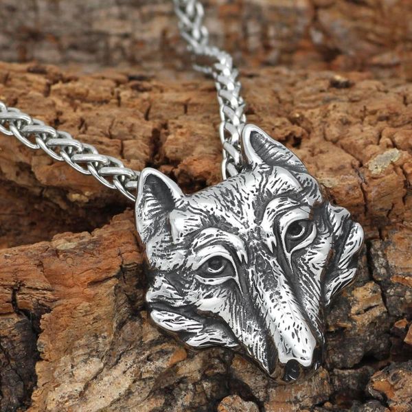 pendant necklaces men viking odin wolf nordic amulet stainless steel necklace - with gift bag, Silver
pendant necklaces men viking odin wolf nordic amulet stainless steel necklace - with gift bag, Silver