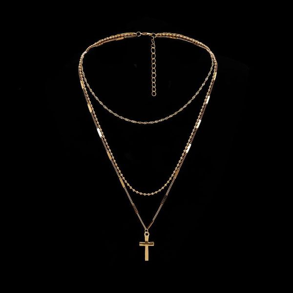 pendant necklaces ae-canfly simple retro cross multi-layer necklace women fashion jewelry, Silver
pendant necklaces ae-canfly simple retro cross multi-layer necklace women fashion jewelry, Silver
