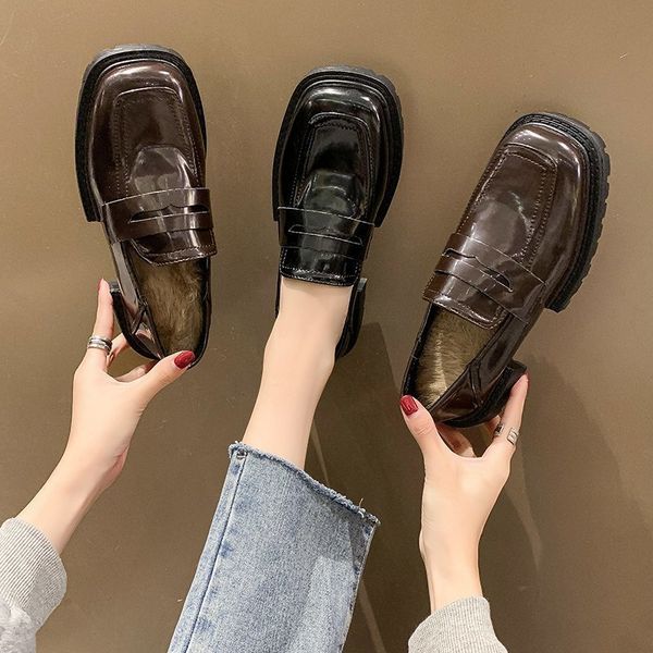 dress shoes retro fashion flat slip-on casual wild student leather comfortable women's japanese qduv, Black
dress shoes retro fashion flat slip-on casual wild student leather comfortable women's japanese qduv, Black