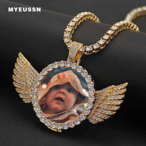 custom p medallions copper angel wings pendant/necklace men iced out shiny crystal cubic zircon tennis chain hip hop jewelry x0509, Black
custom p medallions copper angel wings pendant/necklace men iced out shiny crystal cubic zircon tennis chain hip hop jewelry x0509, Black