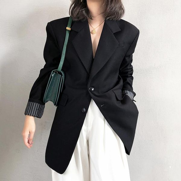 women's suits & blazers black small business suit coat korean-style british style spring and autumn design sense niche casual fried str, White;black
women's suits & blazers black small business suit coat korean-style british style spring and autumn design sense niche casual fried str, White;black
