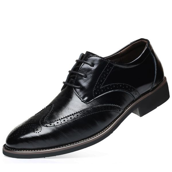 dress shoes retro bullock design men business formal classic pointed toe leather oxford big size 38-48 d39l, Black
dress shoes retro bullock design men business formal classic pointed toe leather oxford big size 38-48 d39l, Black
