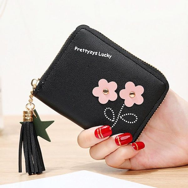 wallets women multi-card holder coin bag fashion flower tassels zipper short phone purse card clutch, Red;black
wallets women multi-card holder coin bag fashion flower tassels zipper short phone purse card clutch, Red;black
