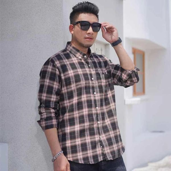 men's casual shirts mferlier brand autumn winter men plaid shirt long sleeve pockets cotton plus size oversize 8xl 9xl 10xl, White;black
men's casual shirts mferlier brand autumn winter men plaid shirt long sleeve pockets cotton plus size oversize 8xl 9xl 10xl, White;black