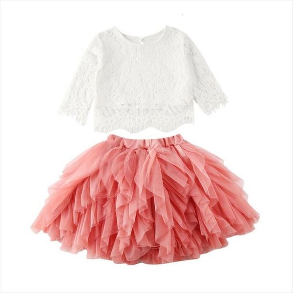 1 6y toddler baby kid girls clothes set white lace t shirt ruffles tulle tutu skirts spring summer children clothing
1 6y toddler baby kid girls clothes set white lace t shirt ruffles tulle tutu skirts spring summer children clothing