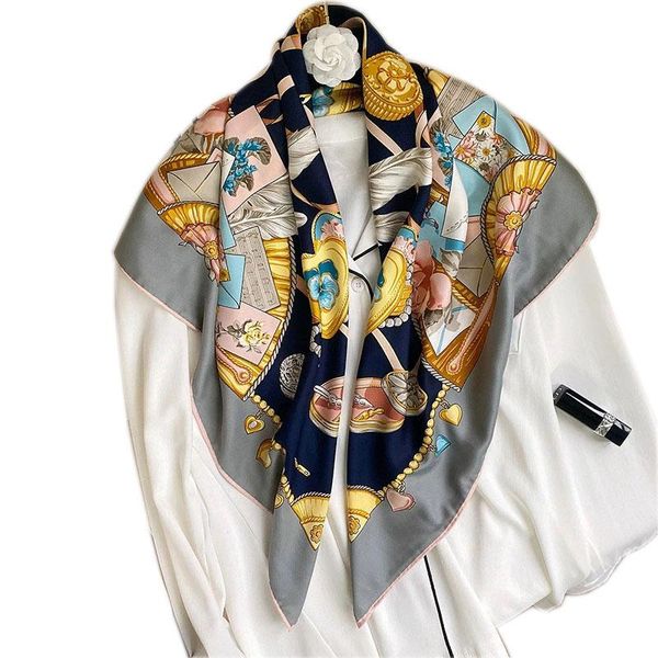 scarves design print lady scarf square hijab neck foulard twill silk kerchief female headband 2021 spring wraps bandana hijabs, Blue;gray
scarves design print lady scarf square hijab neck foulard twill silk kerchief female headband 2021 spring wraps bandana hijabs, Blue;gray
