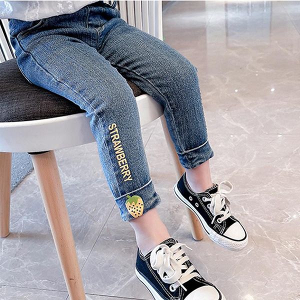 jeans toddler girls pants kids fashion spring autumn long skinny denim trousers elastic waist strawberry pencil 1-7yrs, Blue
jeans toddler girls pants kids fashion spring autumn long skinny denim trousers elastic waist strawberry pencil 1-7yrs, Blue