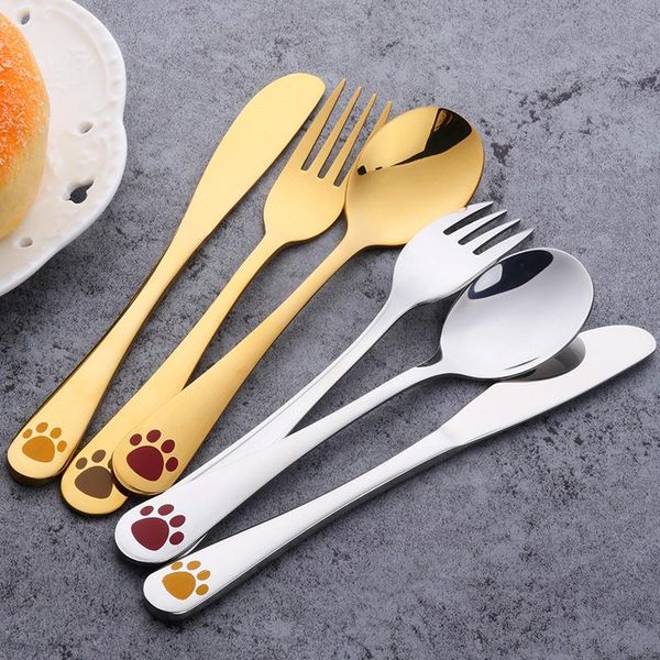 dinnerware sets children tableware cutlery set gold 18pcs stainless steel child quality kid baby footprint knives fork western
dinnerware sets children tableware cutlery set gold 18pcs stainless steel child quality kid baby footprint knives fork western