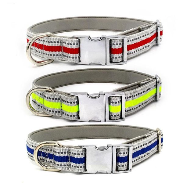 spanker dog collars reflective design to prevent dogs from losing outdoor pet supplies & leashes