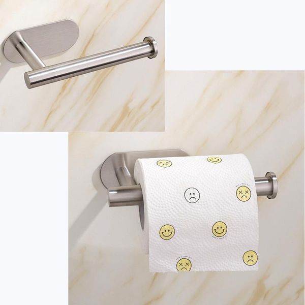 hooks & rails self adhesive wall mounted stainless steel toilet paper roll holder racks kitchen tissue stand organizer bathroom
hooks & rails self adhesive wall mounted stainless steel toilet paper roll holder racks kitchen tissue stand organizer bathroom