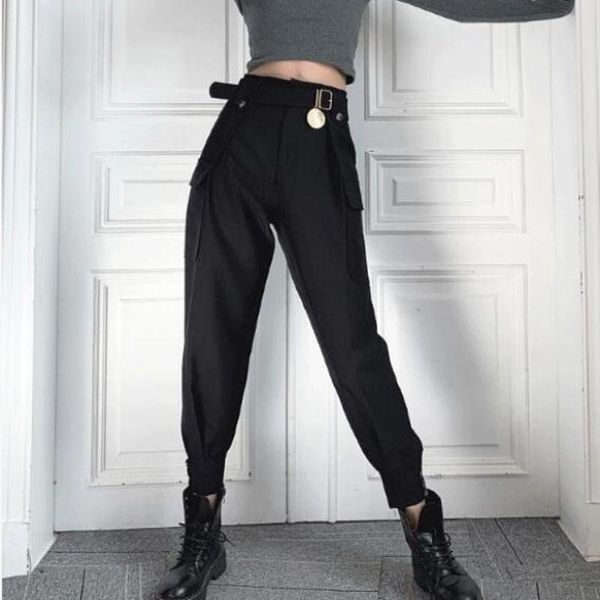 women's pants & capris women plus size casual loose ankle-length 2021 fashion cargo pant(with belt) korean high waist trousers streetwe, Black;white
women's pants & capris women plus size casual loose ankle-length 2021 fashion cargo pant(with belt) korean high waist trousers streetwe, Black;white