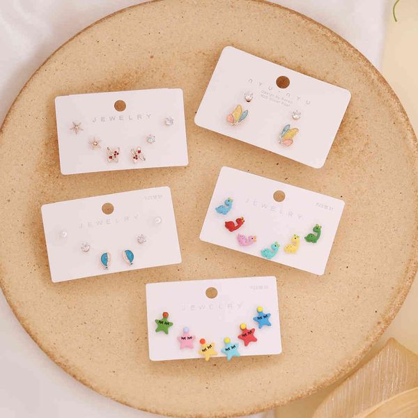 factory wholesale jewelry new dinosaur whale starfish butterfly set earrings cute fashion small earrings e353 party gift
factory wholesale jewelry new dinosaur whale starfish butterfly set earrings cute fashion small earrings e353 party gift