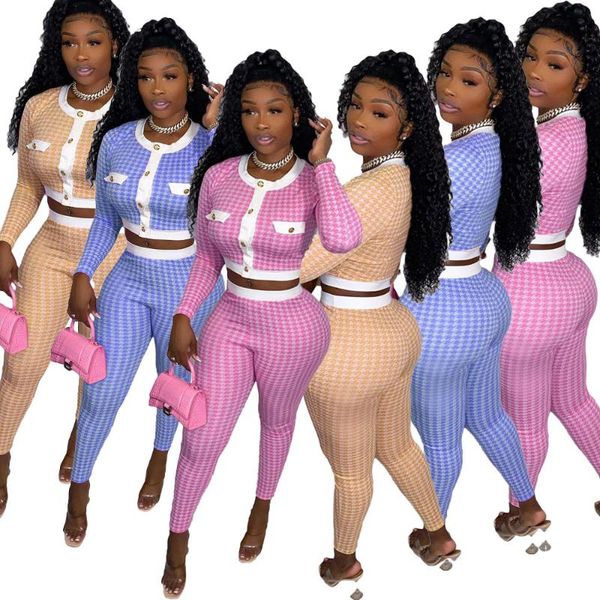 women's two piece pants 2021 spring fall fashion houndstooth suit women cardigan long sleeve high waist elegant o neck shirt set, White
women's two piece pants 2021 spring fall fashion houndstooth suit women cardigan long sleeve high waist elegant o neck shirt set, White