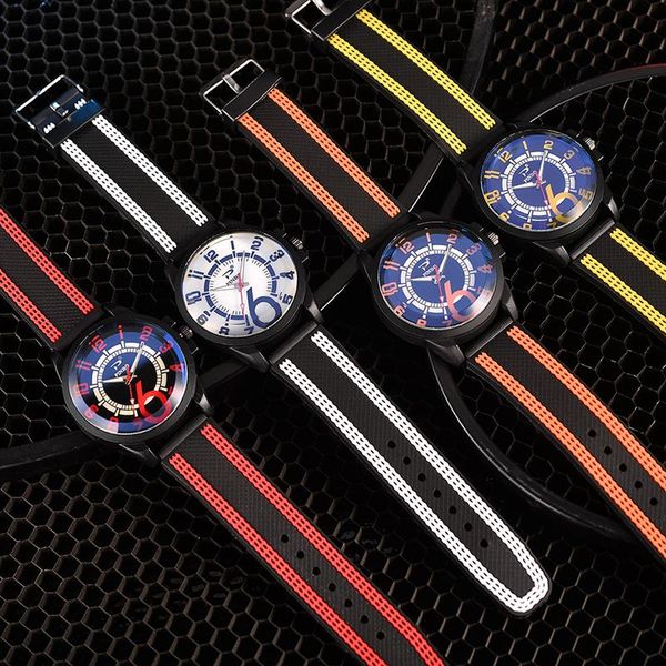 military silicone strap men sport watches multicolor wristwatch for male quartz clock relogio homem quartzo horloges mannen 2021 wristwatche, Slivery;brown
military silicone strap men sport watches multicolor wristwatch for male quartz clock relogio homem quartzo horloges mannen 2021 wristwatche, Slivery;brown