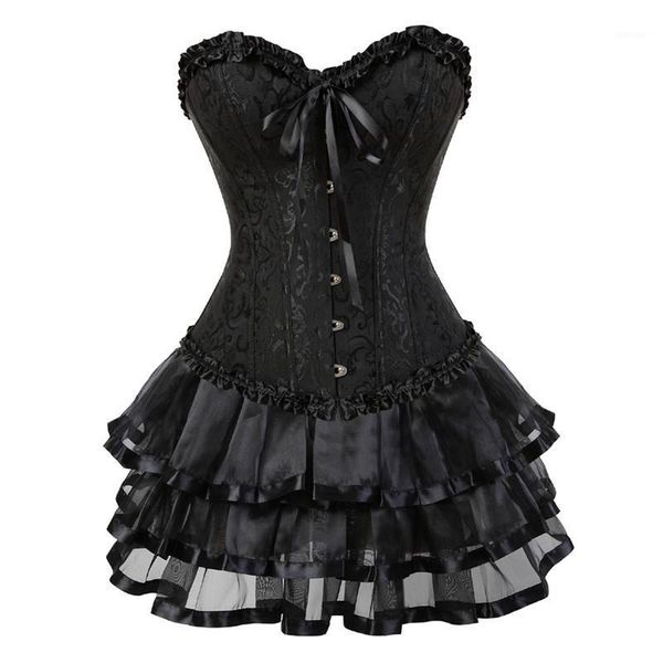 bustiers & corsets for women plus size costume overbust burlesque corset and skirt set tutu corselet victorian fashion gowns, Black;white
bustiers & corsets for women plus size costume overbust burlesque corset and skirt set tutu corselet victorian fashion gowns, Black;white