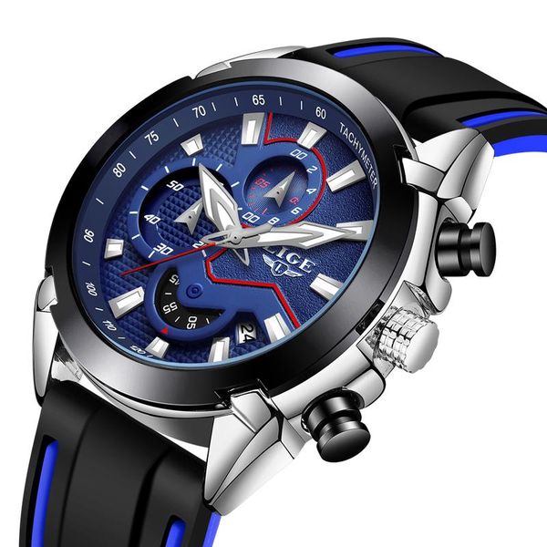 wristwatches lige mens watches silicone strap waterproof sport chronograph quartz business wristwatch watch men reloj hombr, Slivery;brown
wristwatches lige mens watches silicone strap waterproof sport chronograph quartz business wristwatch watch men reloj hombr, Slivery;brown