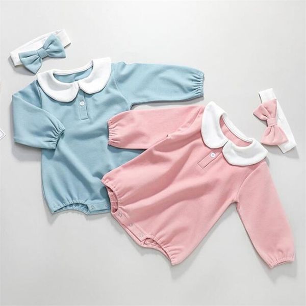 0-3yrs autumn winter infant baby girls petals collar rompers and bow headband clothing kids girl clothes 210521, White
0-3yrs autumn winter infant baby girls petals collar rompers and bow headband clothing kids girl clothes 210521, White