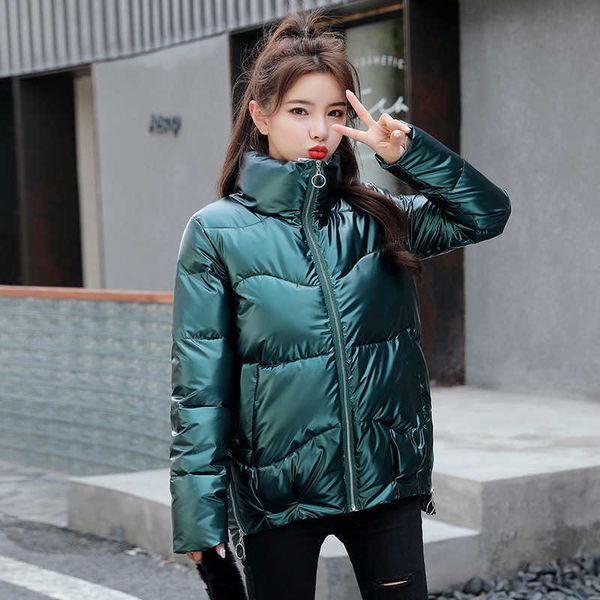 ly varey lin winter bubble coats women solid stand up collar glossy padded jacket thicken oversized female short 210526, Black
ly varey lin winter bubble coats women solid stand up collar glossy padded jacket thicken oversized female short 210526, Black